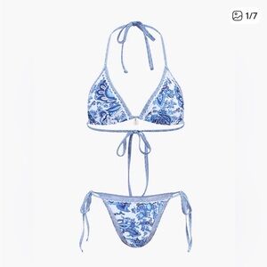 Commense Blue & White Bikini